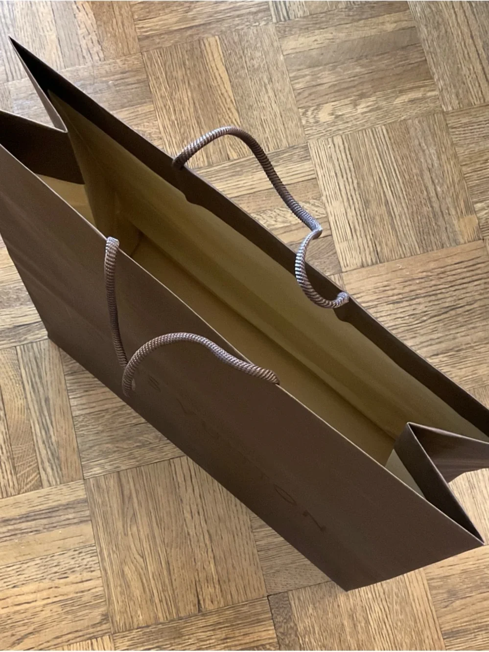 Louis Vuitton Brown Paper Shopping Gift Bag